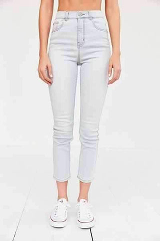 Image of Girlfriend High-Rise Jean - Bleached Blue