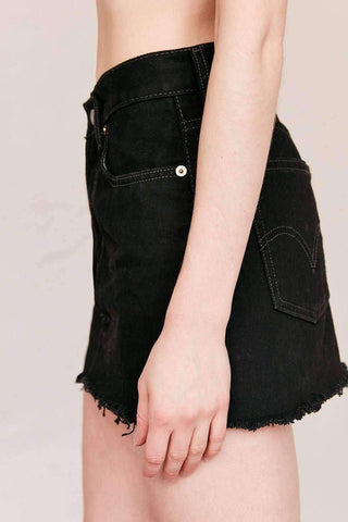 Image of Urban Renewal Low Rise Dark Denim Mini Skirt