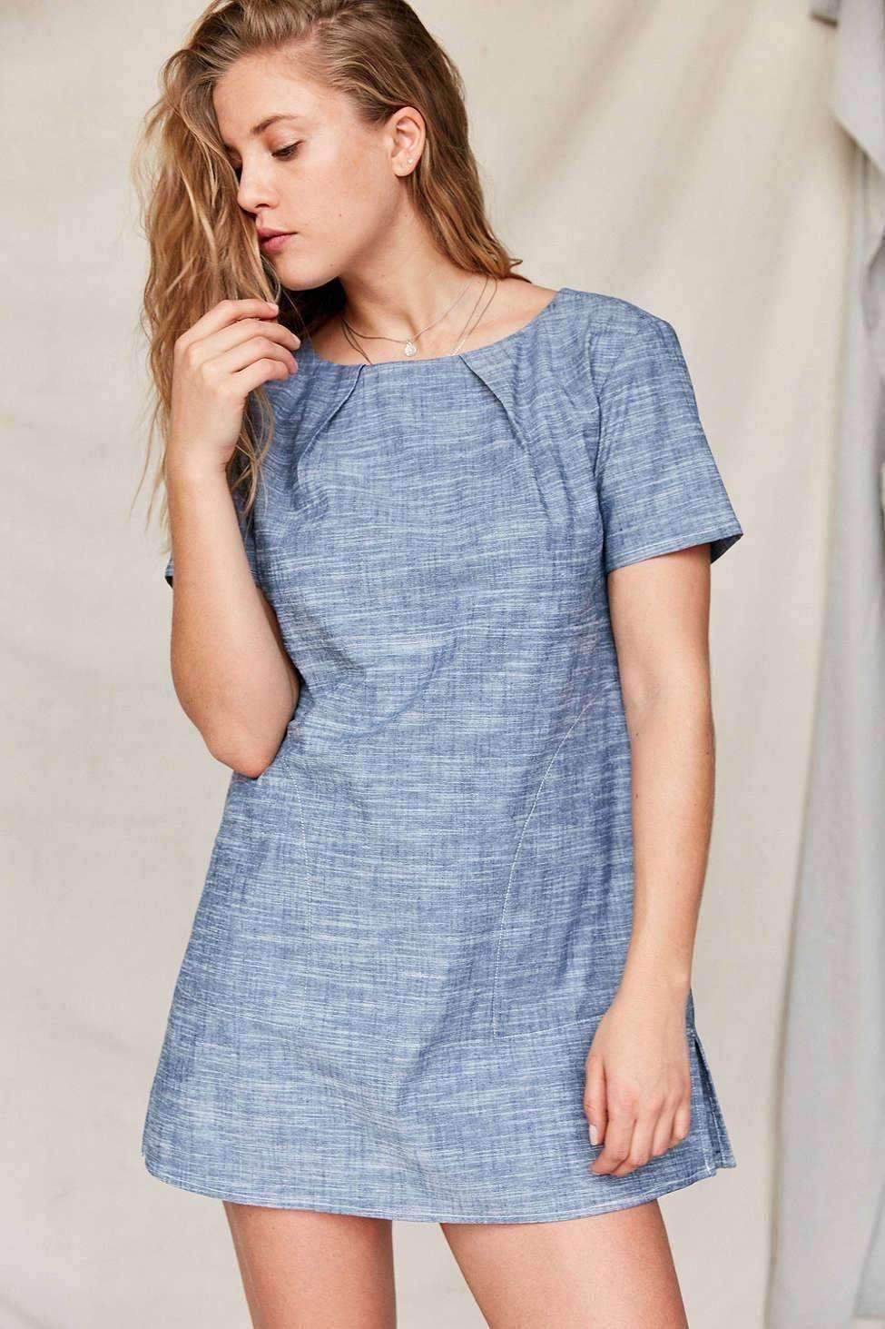 Urban Renewal Remade Back Pleat Shift Dress