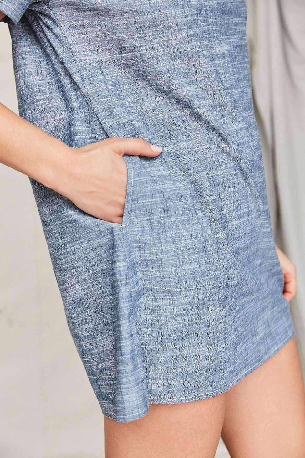 Urban Renewal Remade Back Pleat Shift Dress