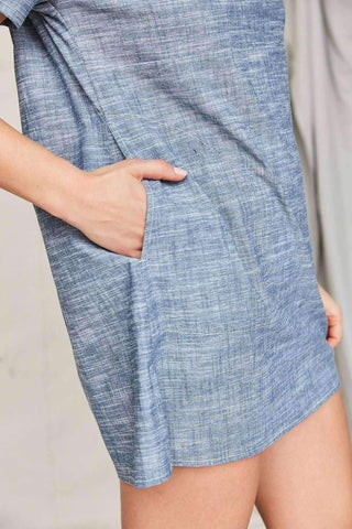 Image of Urban Renewal Remade Back Pleat Shift Dress