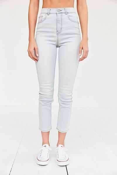 Girlfriend High-Rise Jean - Bleached Blue