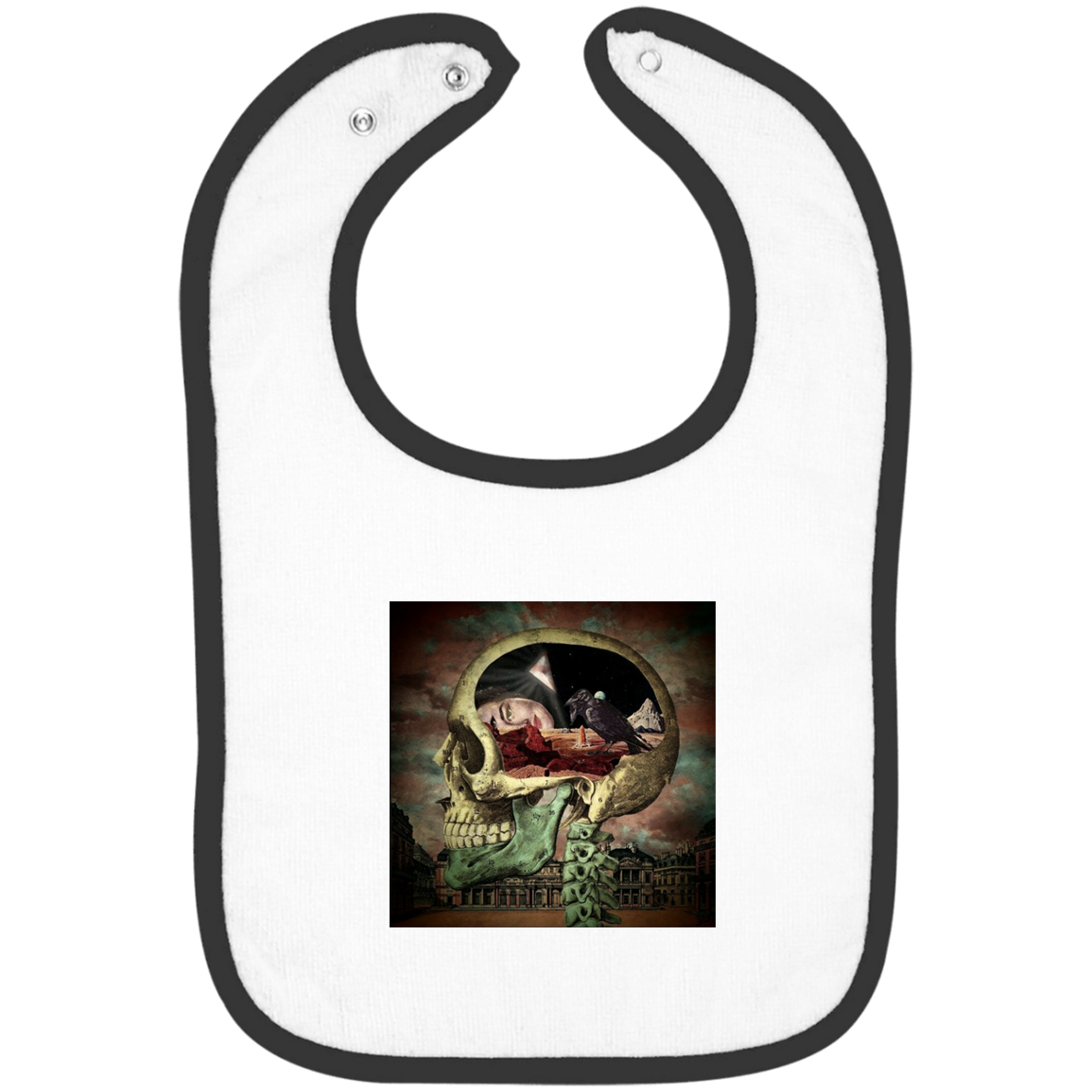 1003 Rabbit Skins Infant Terry Snap Bib